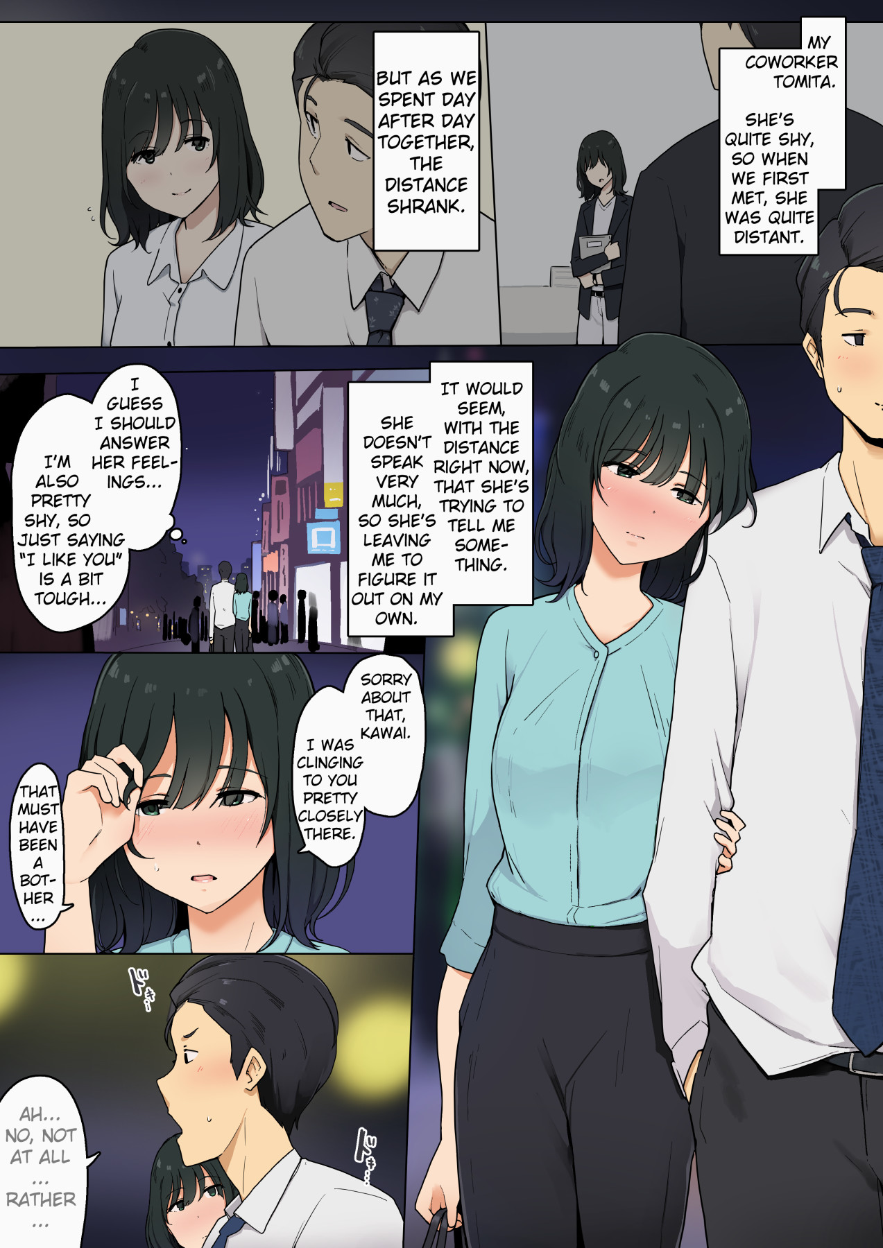 Hentai Manga Comic-A Story Of Having Intimate Sex With a Female Coworker-Read-4